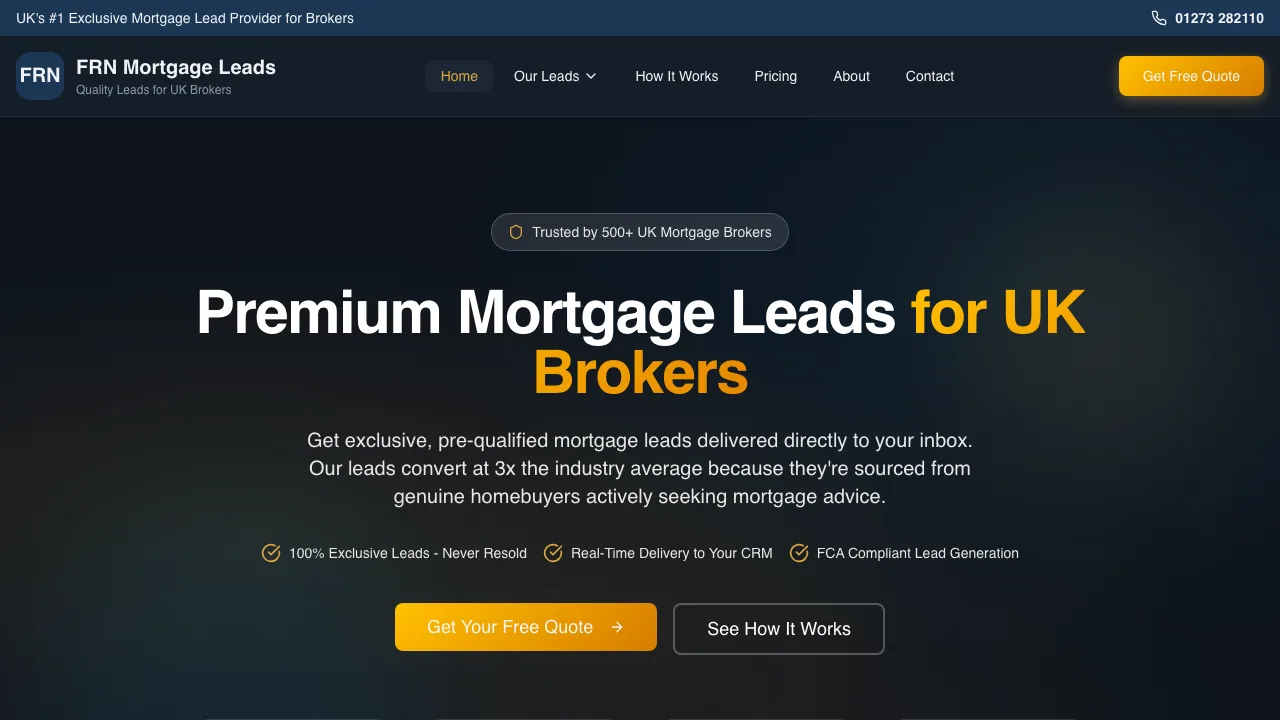MBD (Mortgage Brokers Directory) website preview
