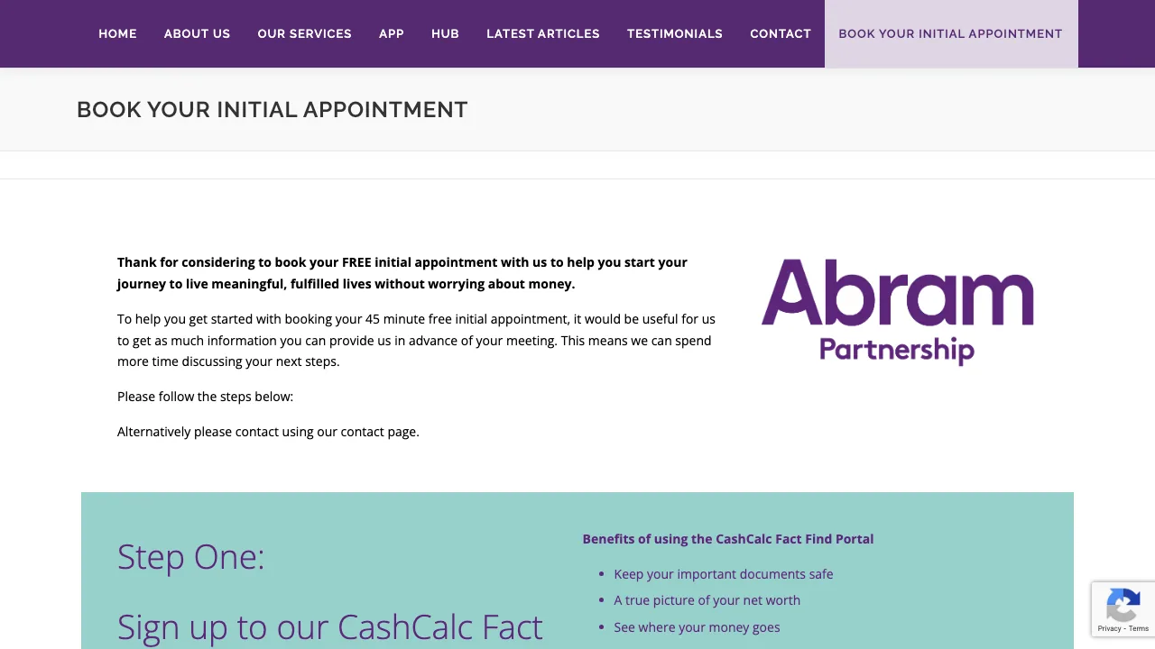 Abram Partnership Ltd website preview