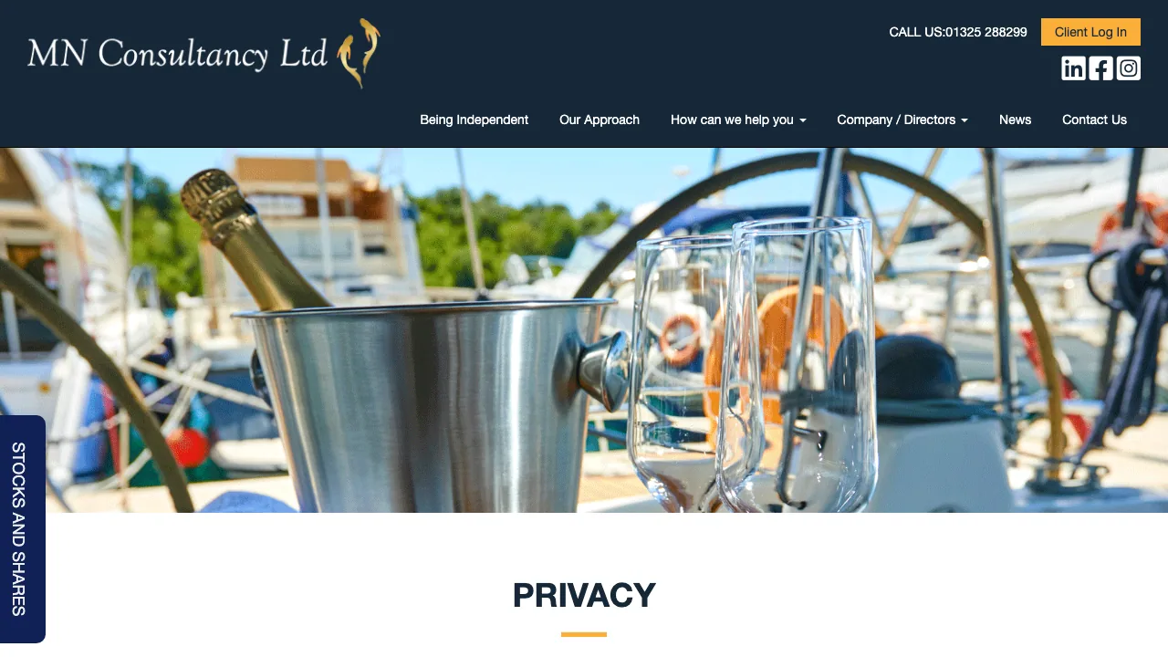 MN Consultancy Ltd website preview