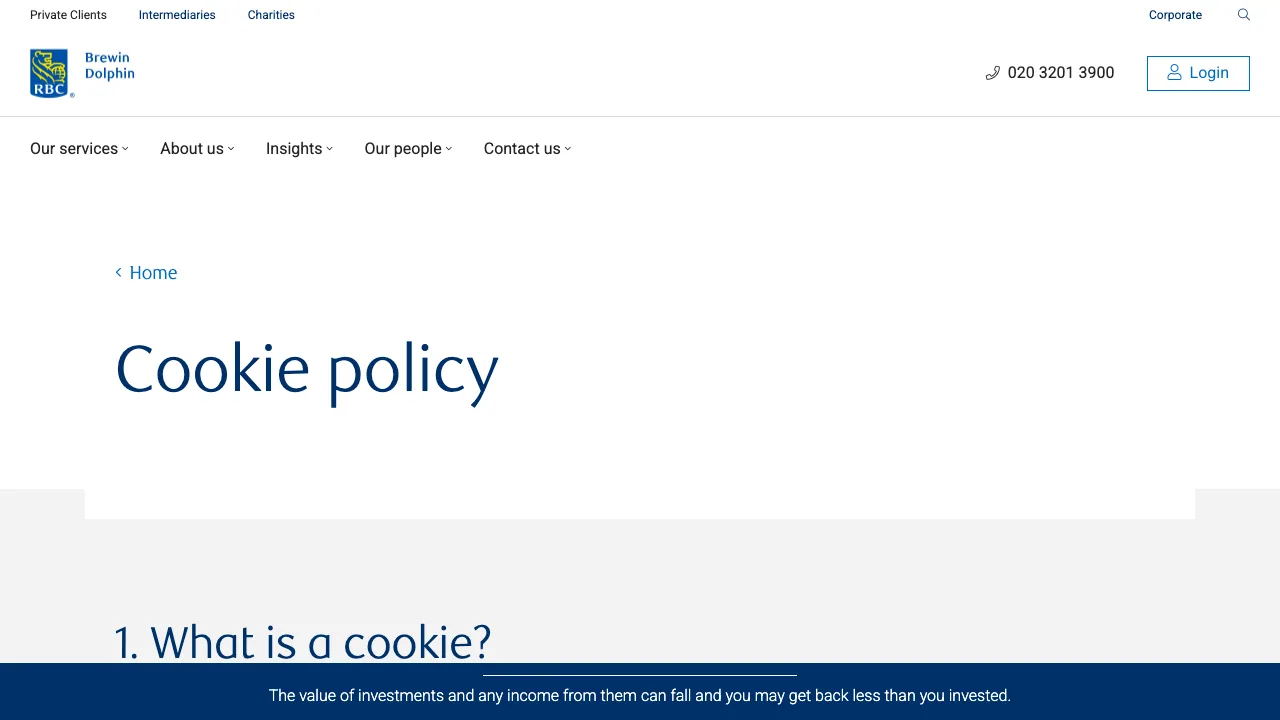 RBC Brewin Dolphin Lincoln website preview