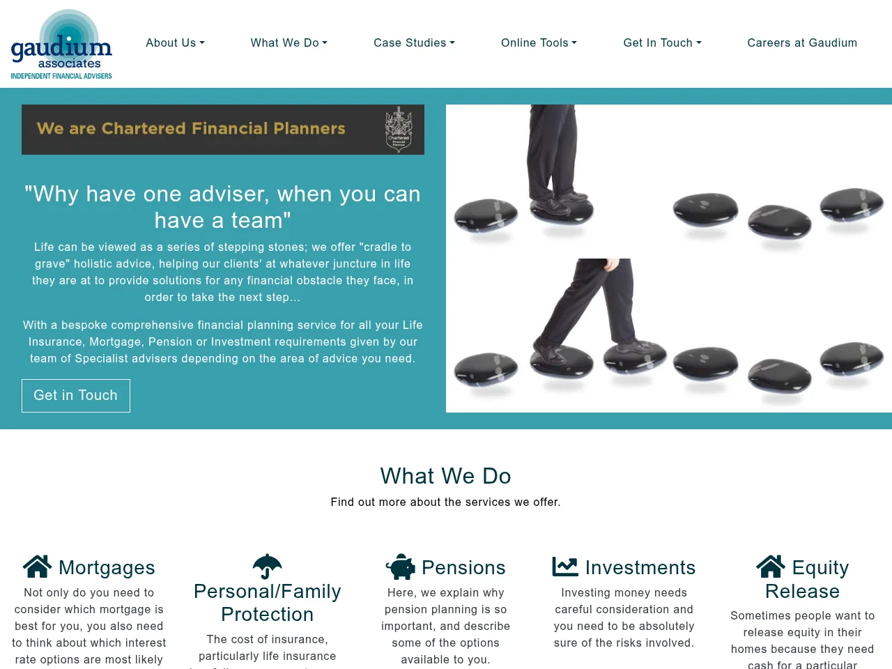 Gaudium Associates website preview