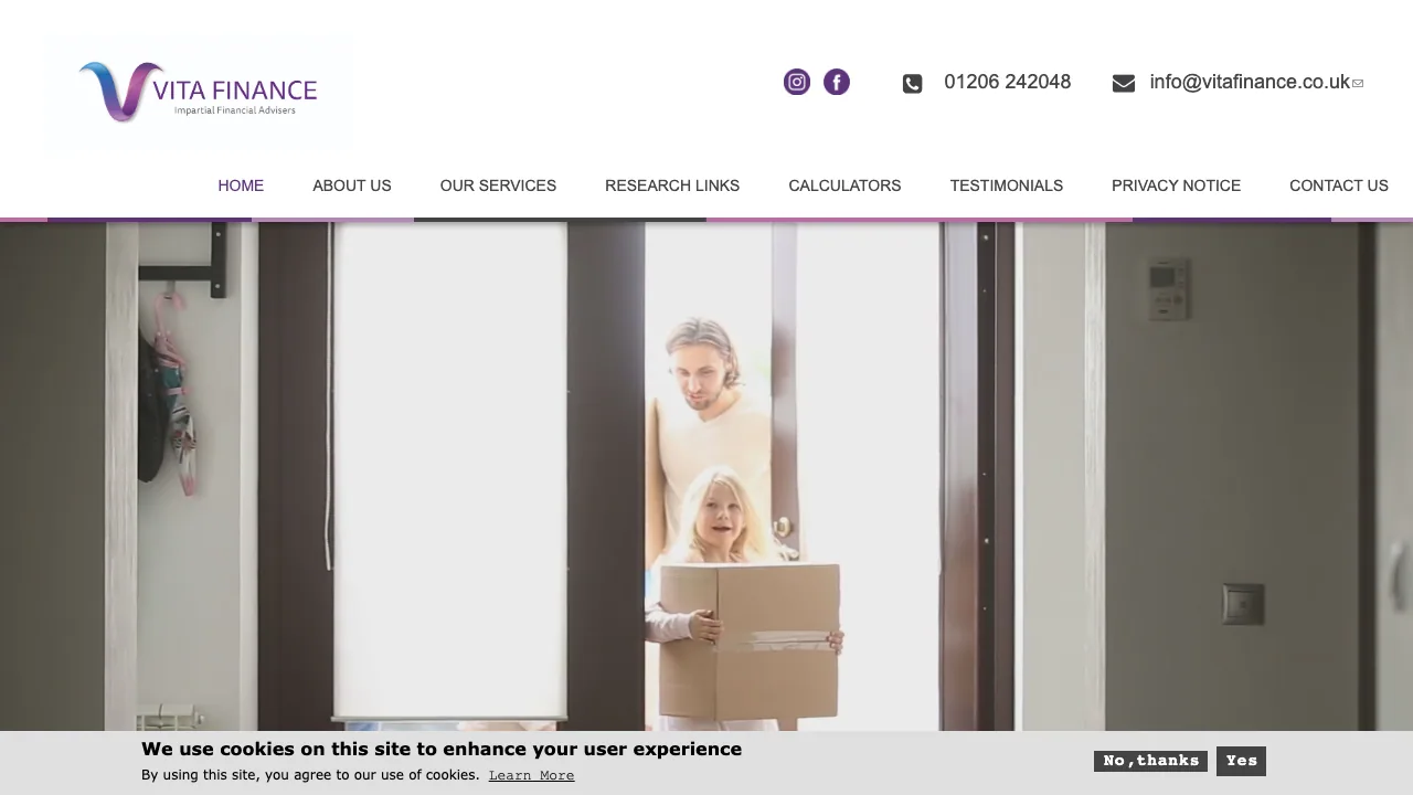 Vita Finance Ltd website preview