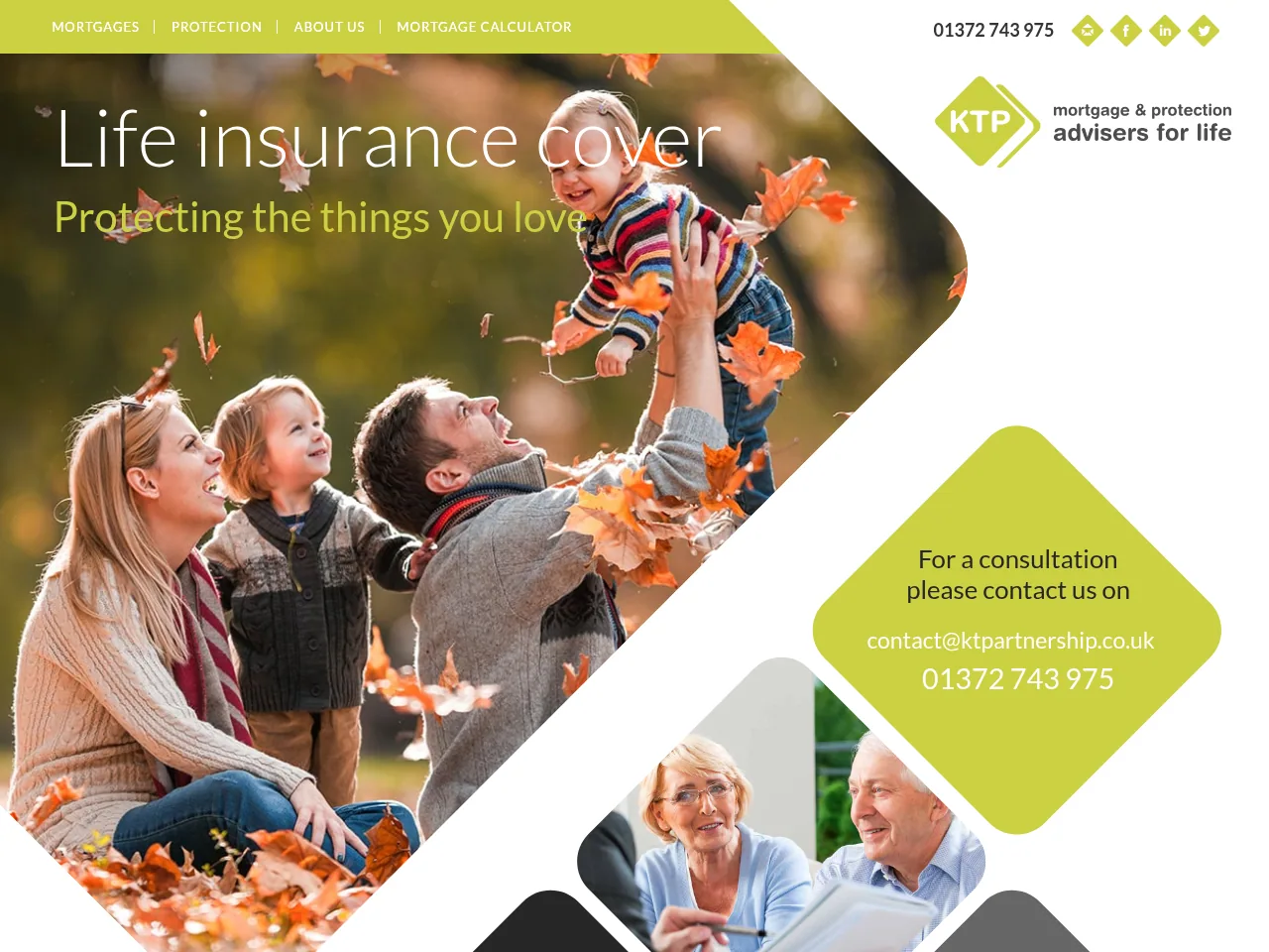 KT Partnership website preview