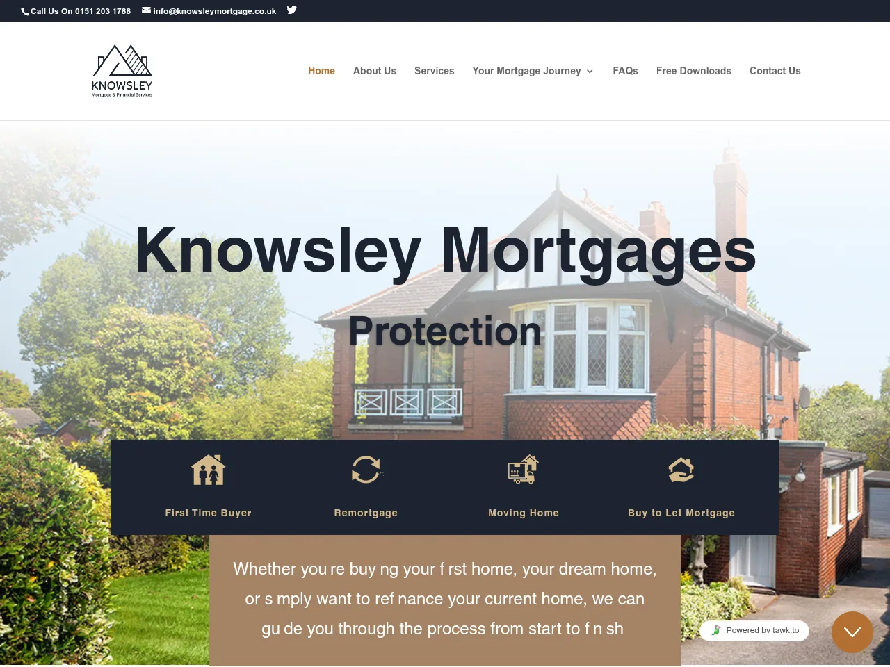 Knowsley Mortgages website preview