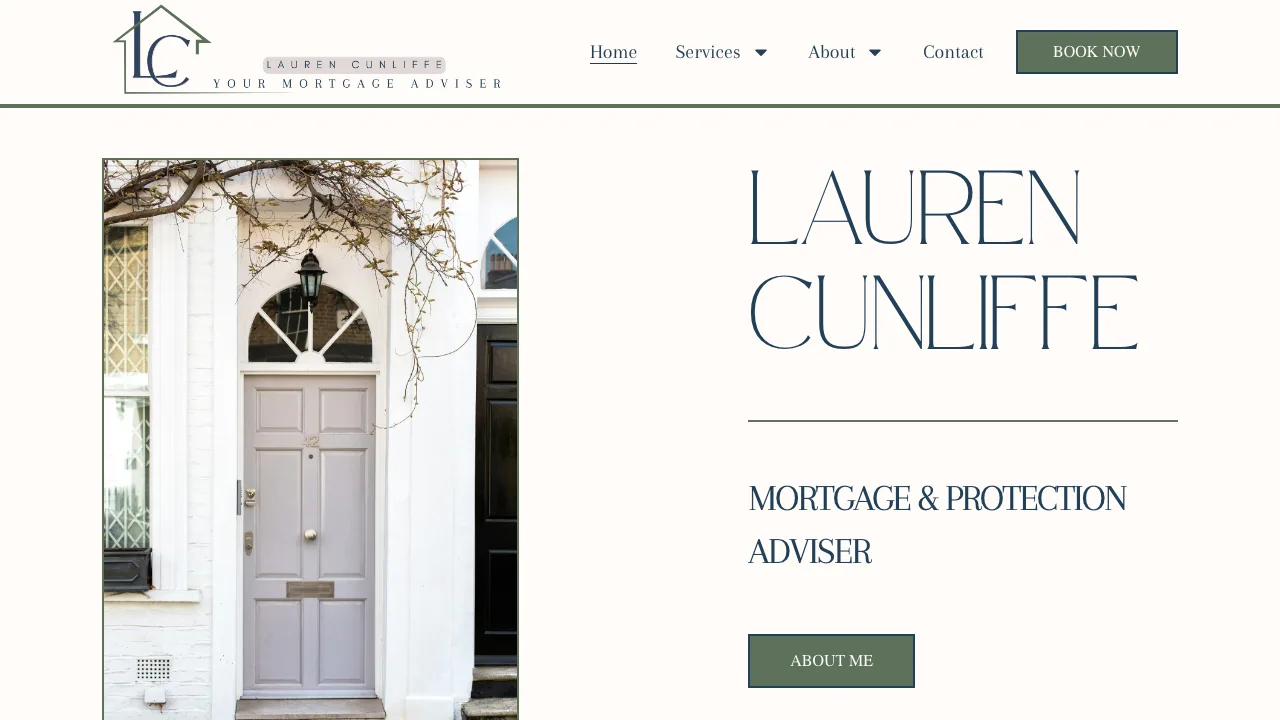 Lauren Your Mortgage Adviser website preview