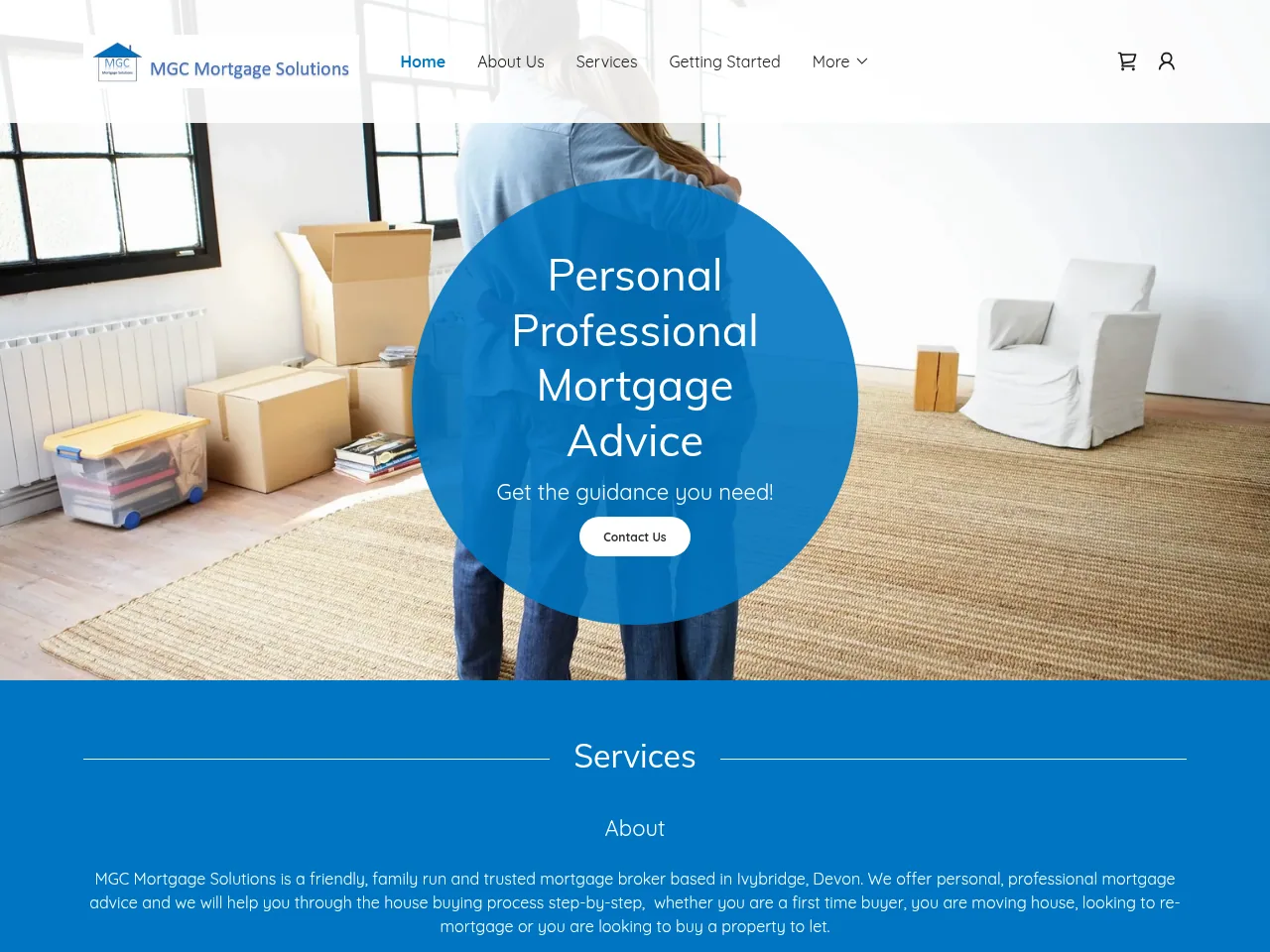 MGC Mortgage Solutions website preview