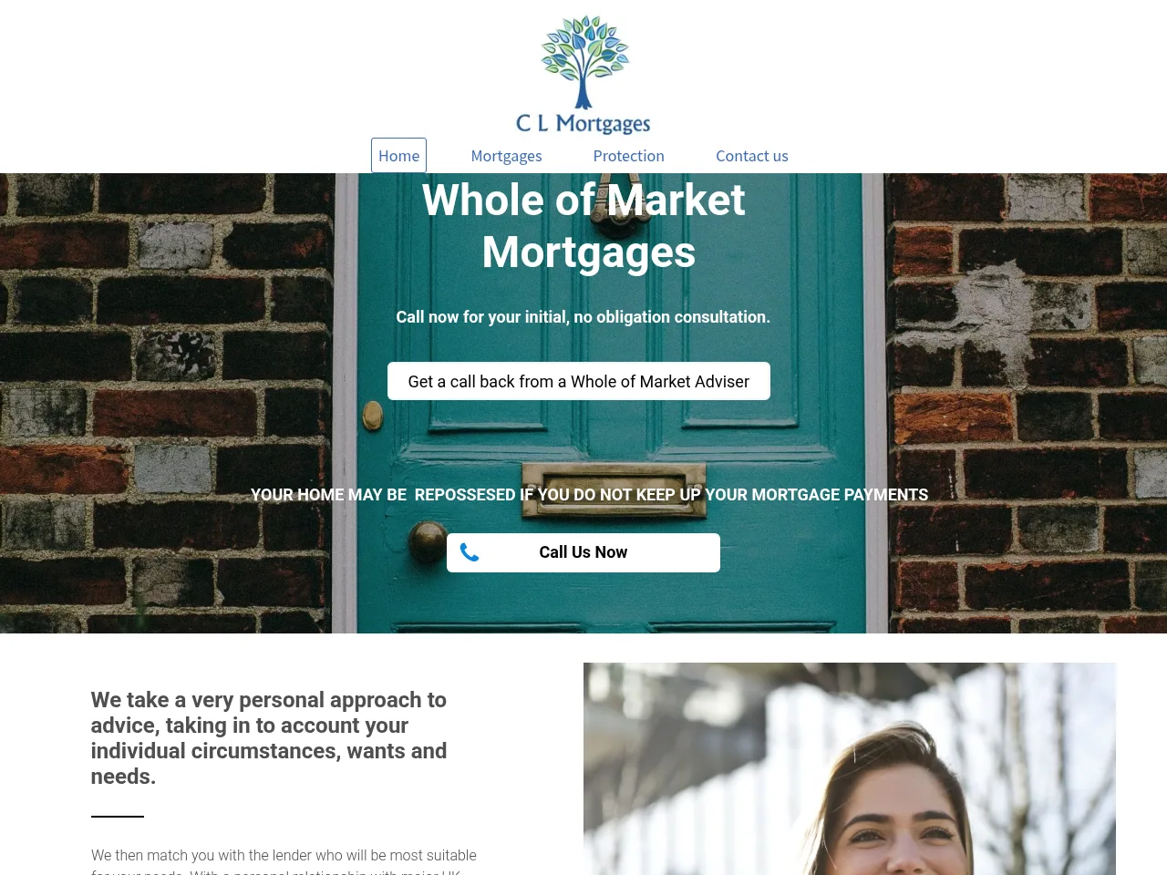 C L Mortgages website preview