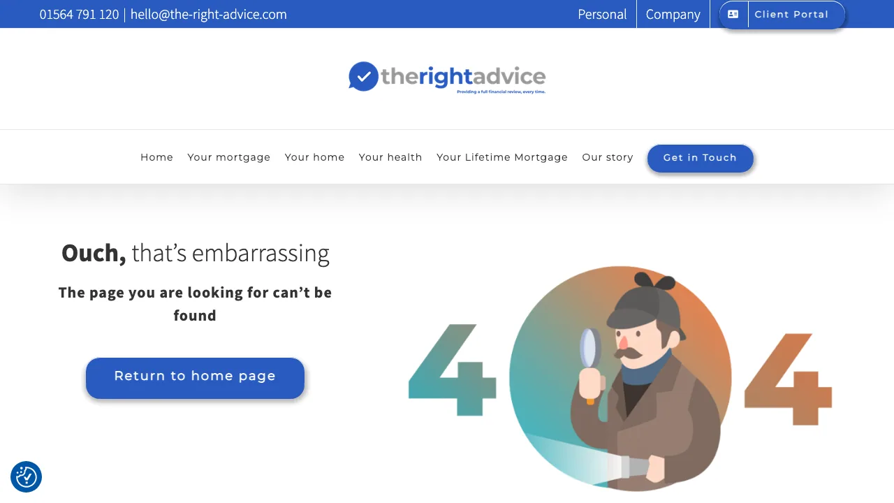 The Right Advice Cumbria (Bulman Pollard) website preview