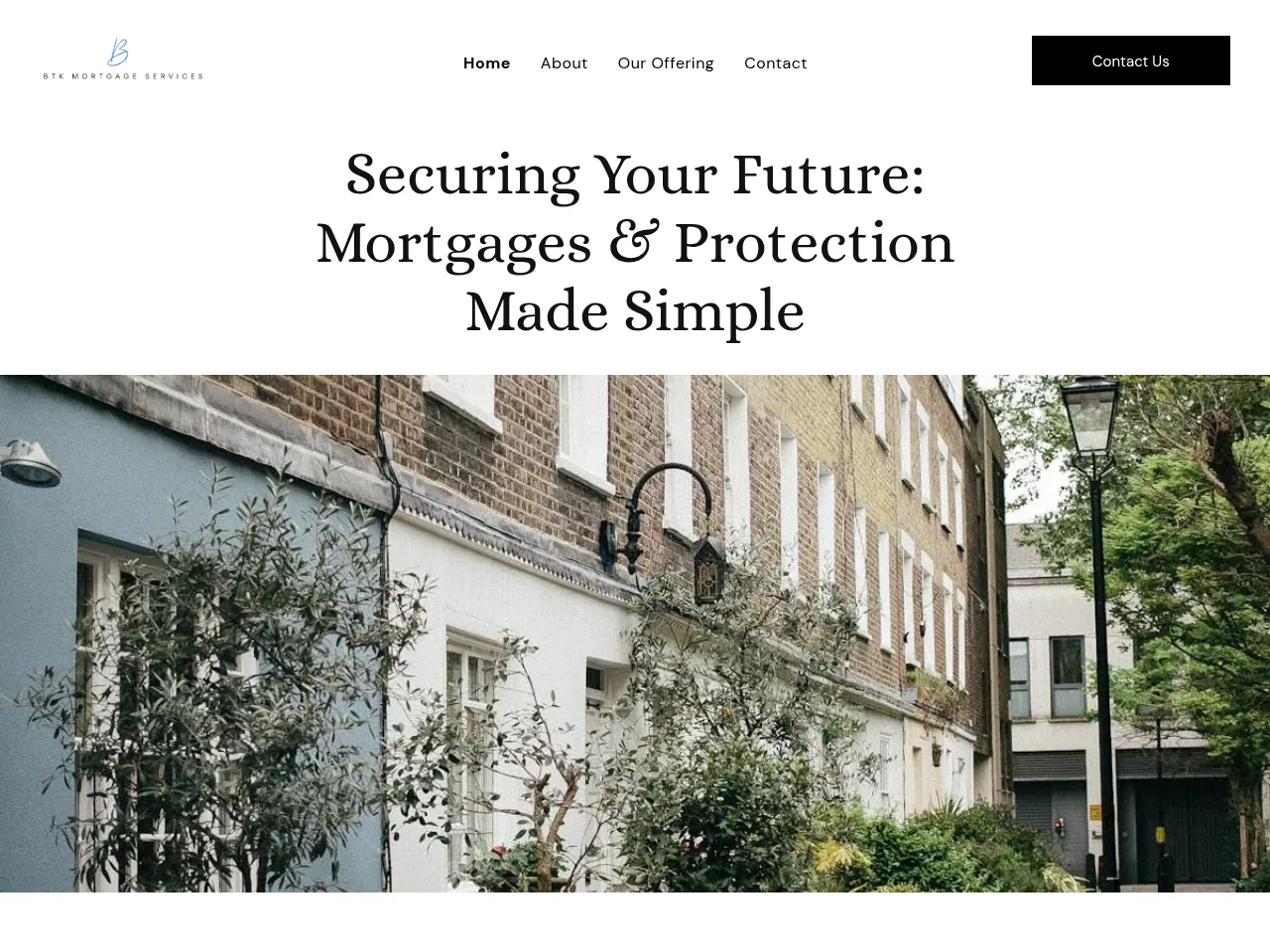 BTK Mortgage Services website preview