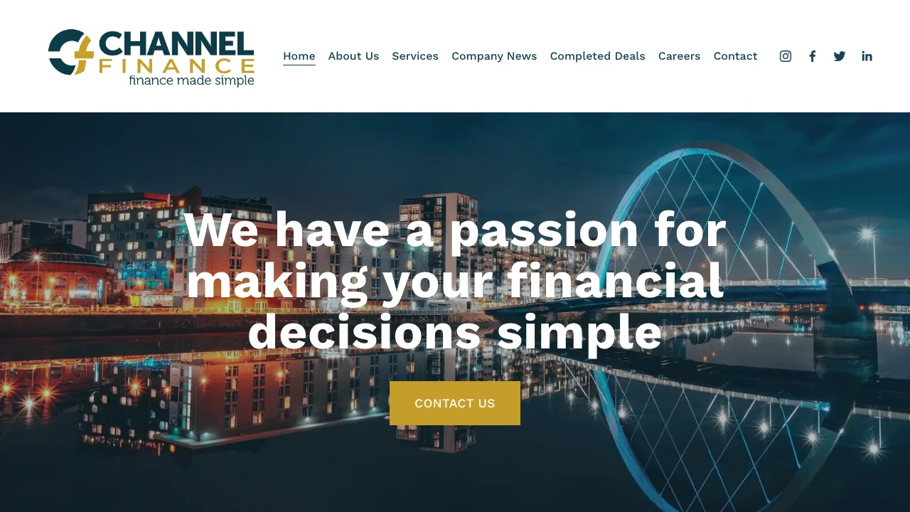 Channel Mortgages Limited website preview