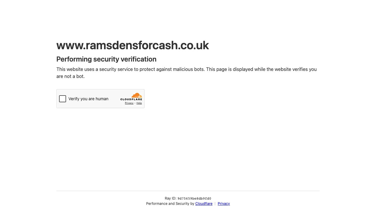 Ramsdens - Town Square - Basildon website preview