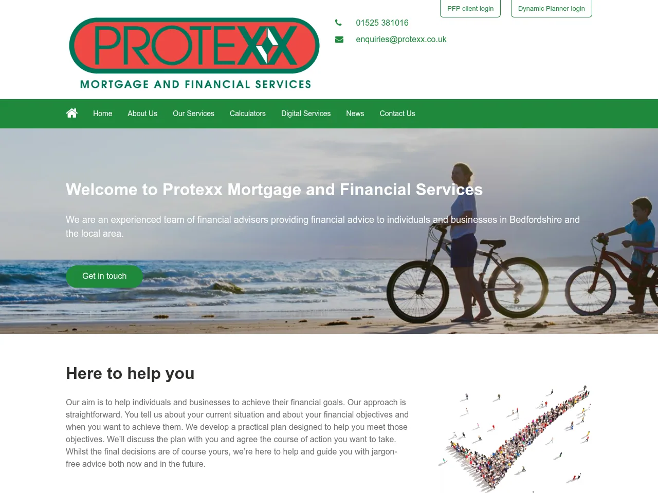 Protexx Mortgage and Financial Services website preview