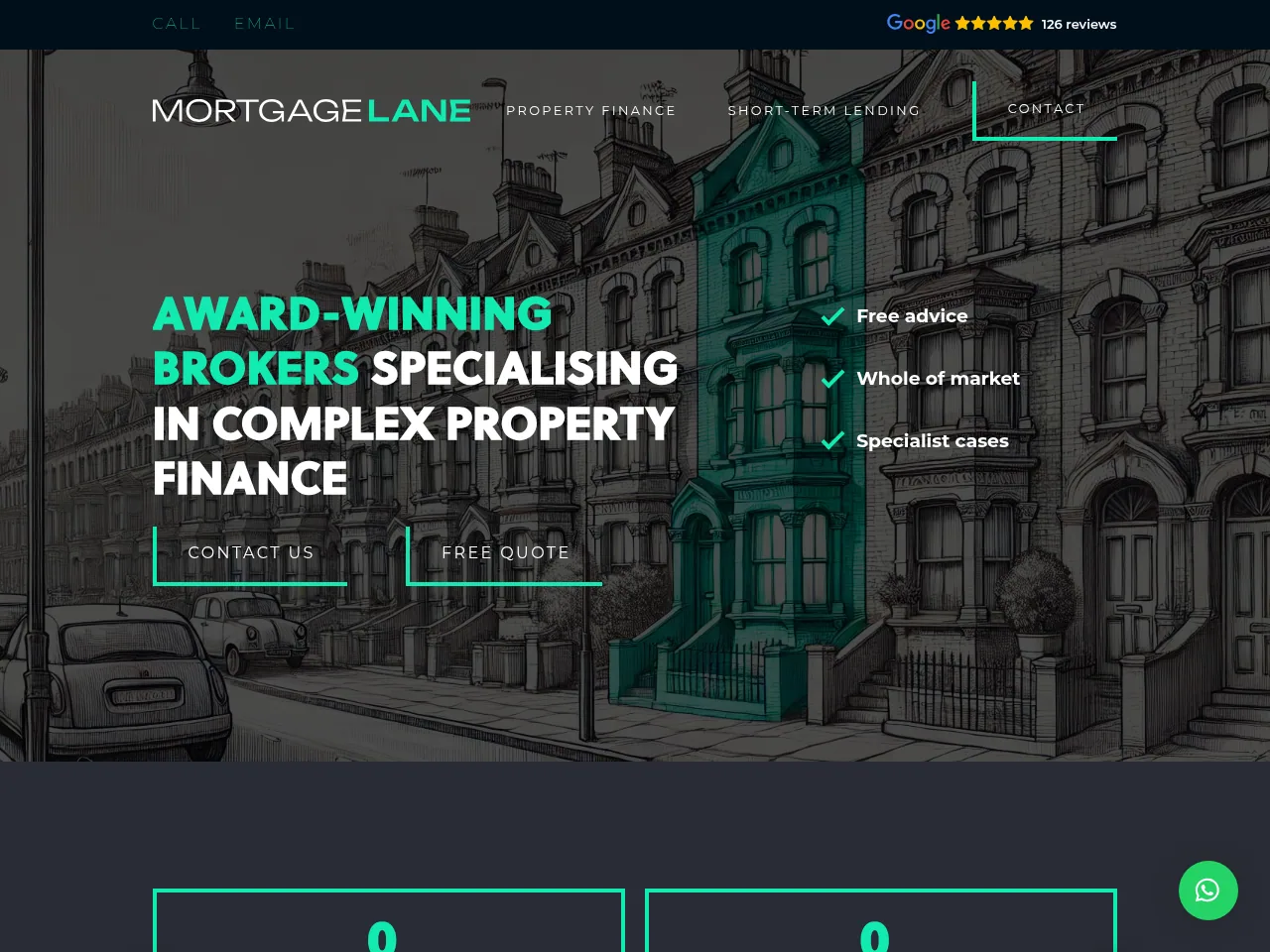 Mortgage Lane website preview