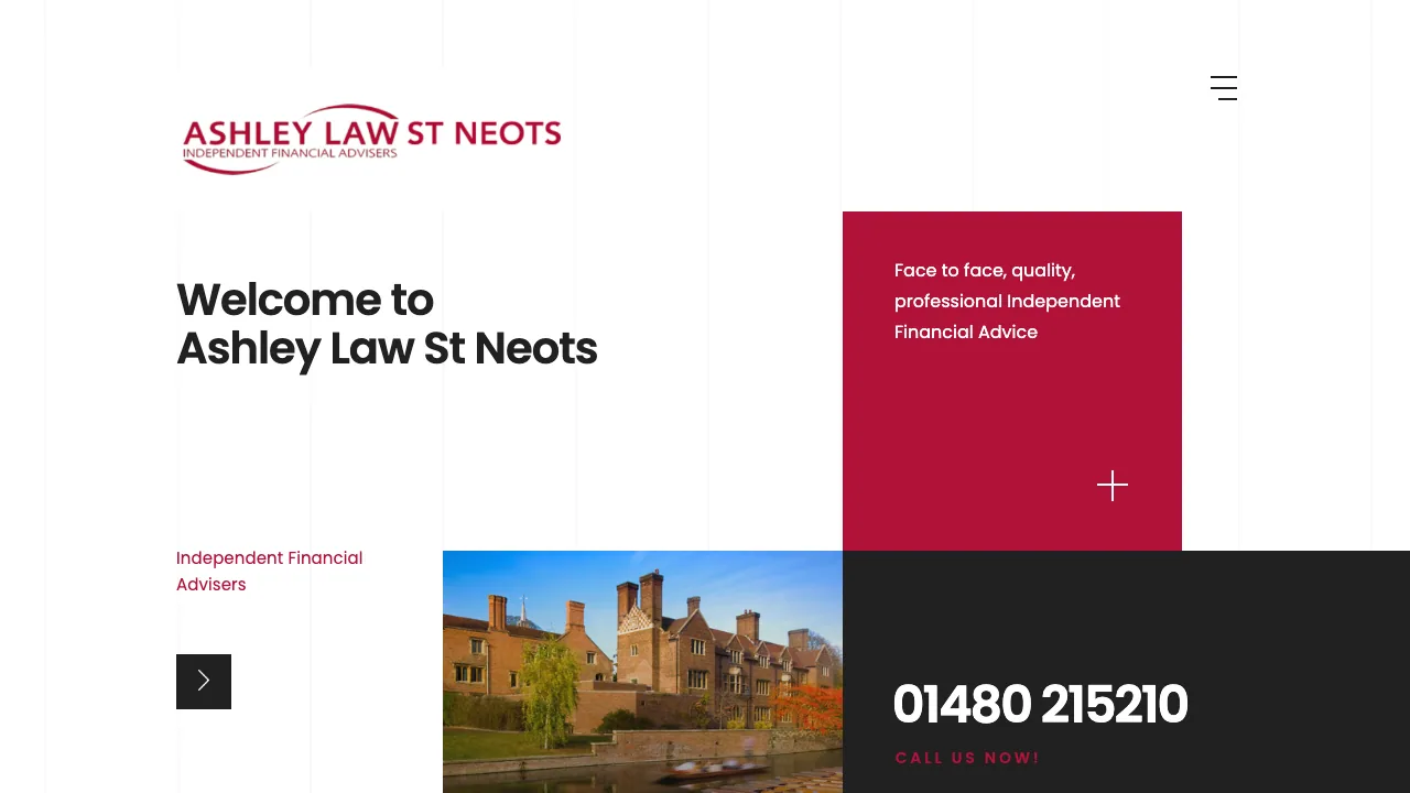 Ashley Law St Neots website preview