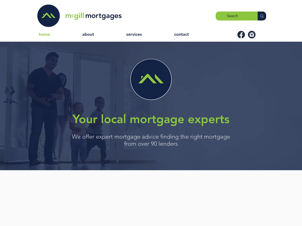 McGill Mortgages website preview