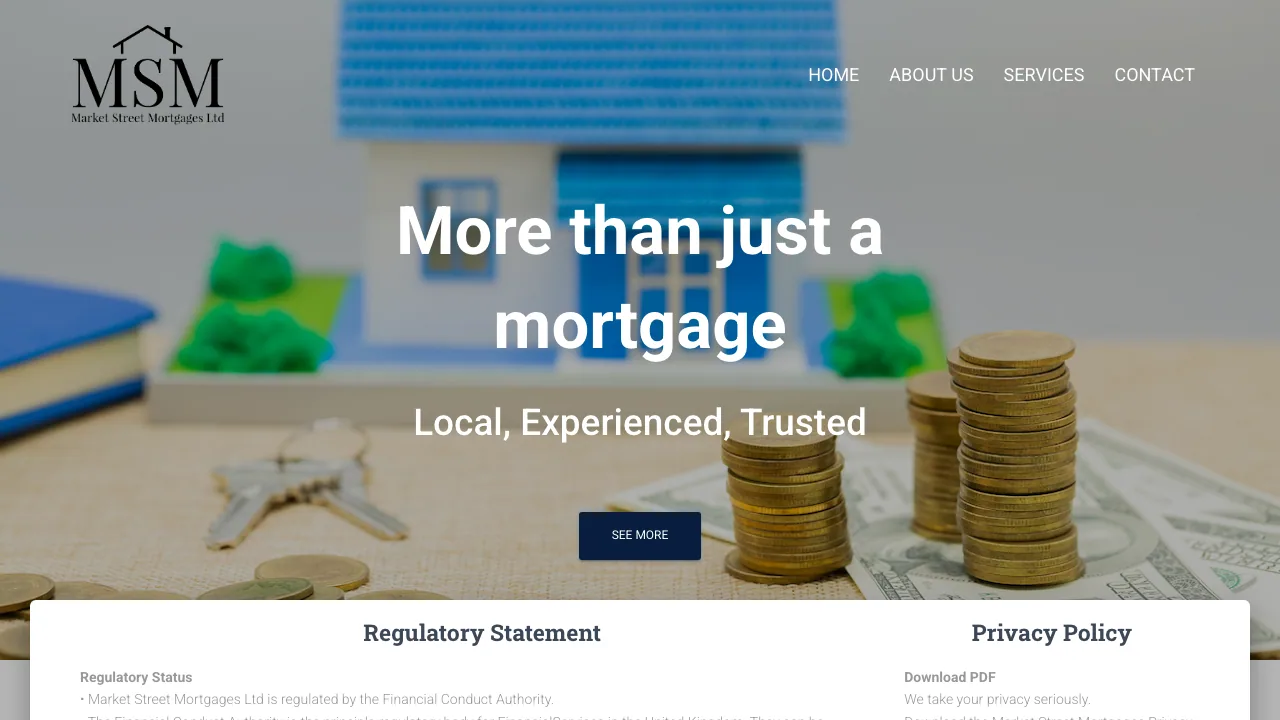 Market Street Mortgages website preview
