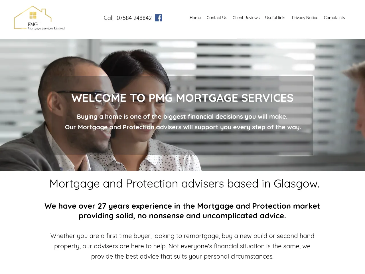 PMG Mortgage Services website preview