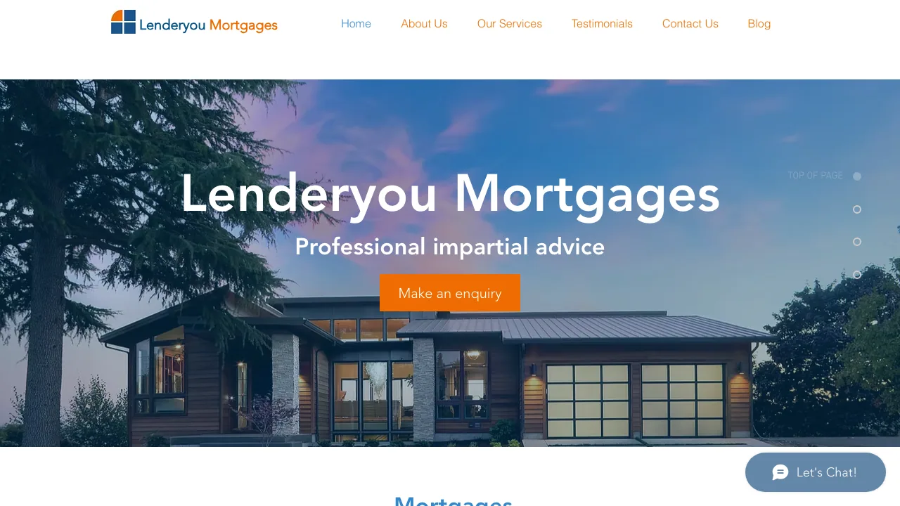 Lenderyou Mortgages Ltd website preview