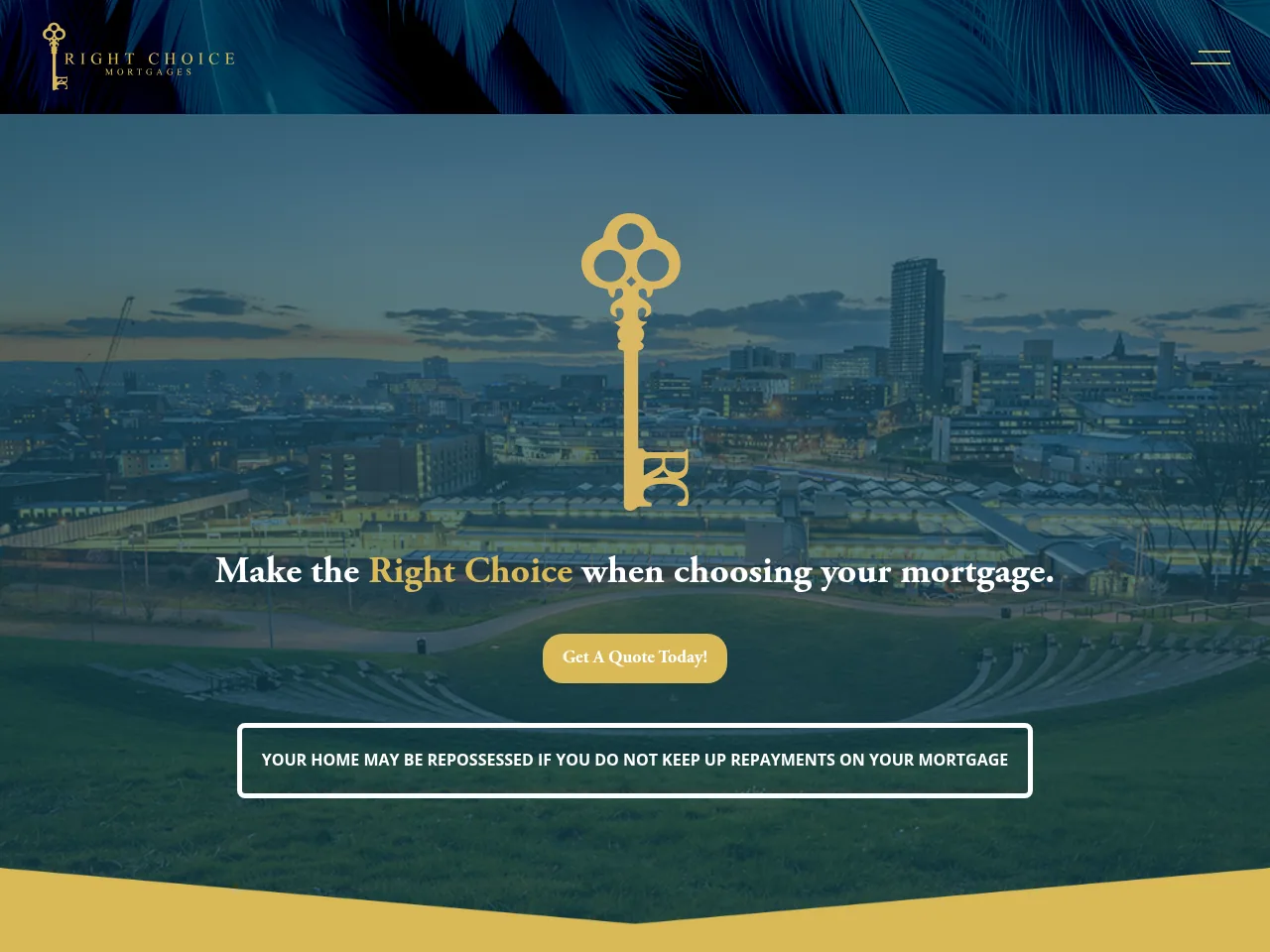 Right Choice Mortgages website preview