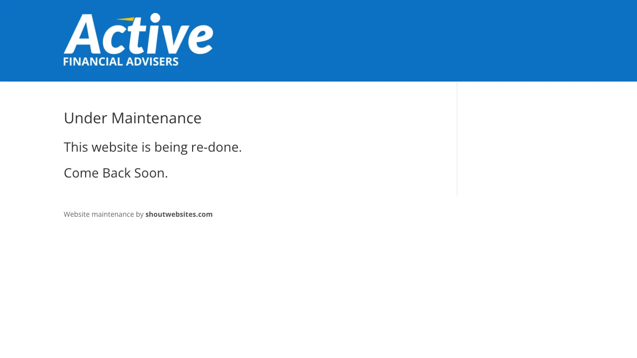 Active Financial Advisers Ltd website preview