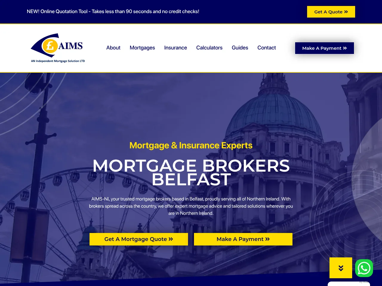 Mortgage Brokers Belfast website preview