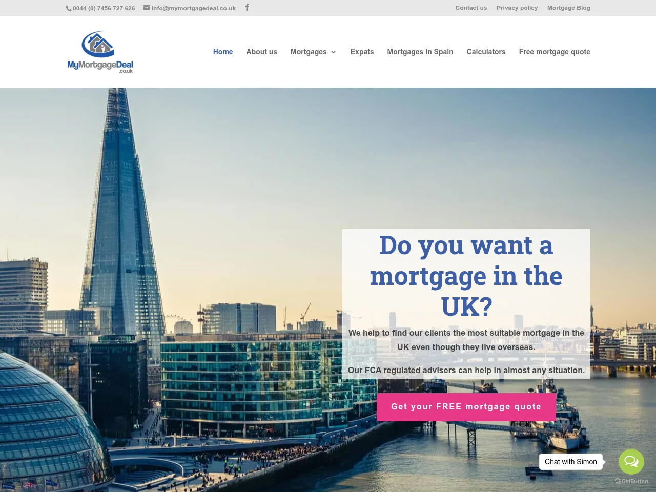 MyMortgageDeal website preview