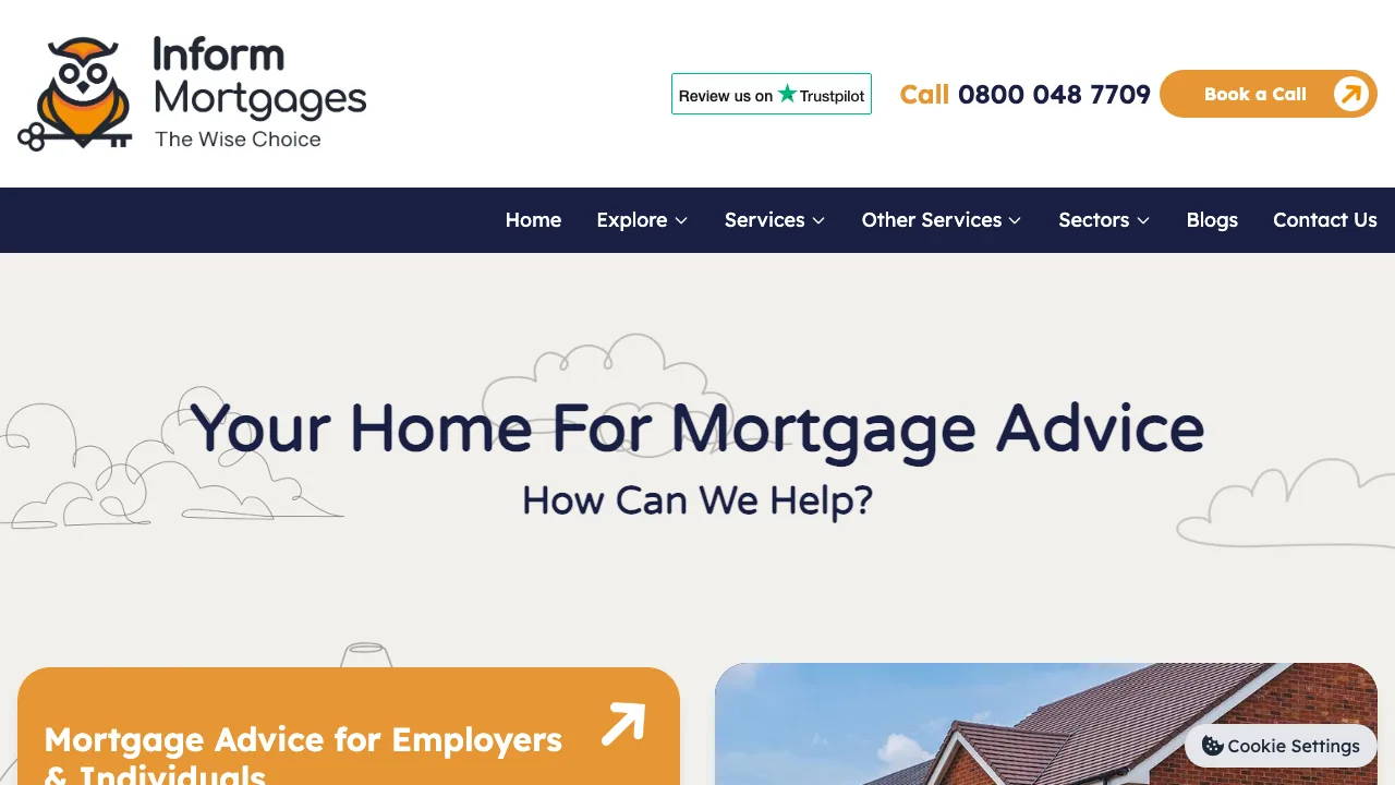 Inform Mortgages website preview