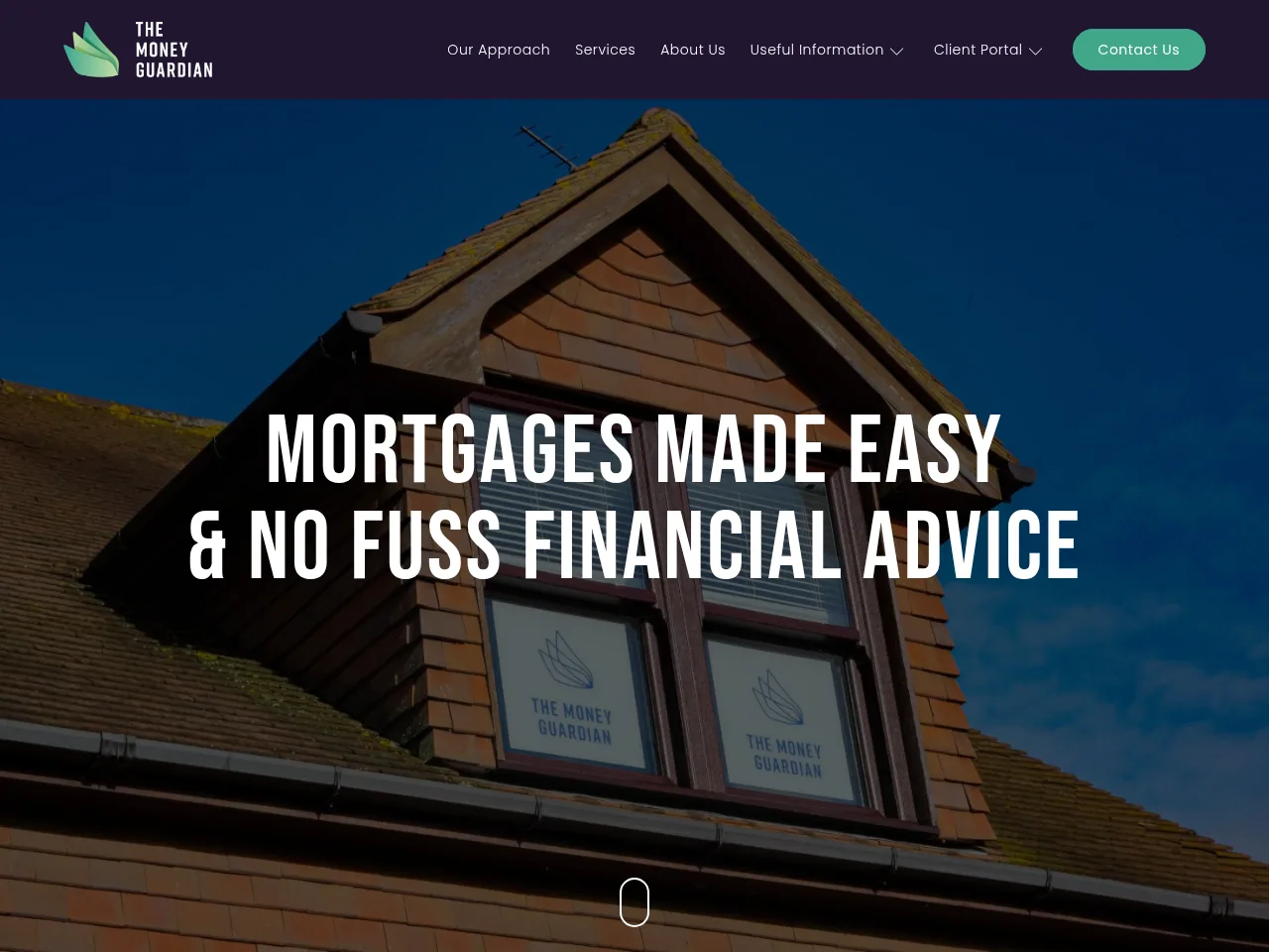 The Money Guardian website preview