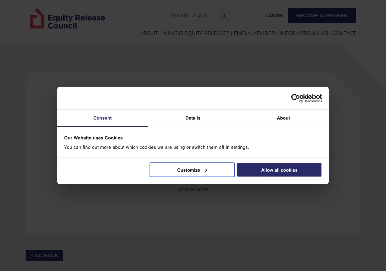 My Equity Release Expert website preview