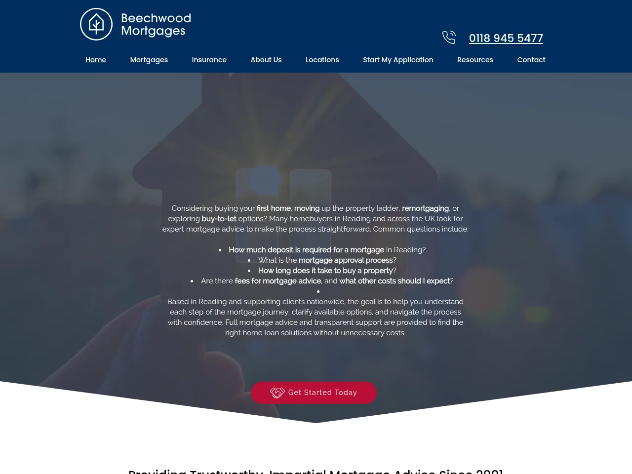 Beechwood Mortgages website preview