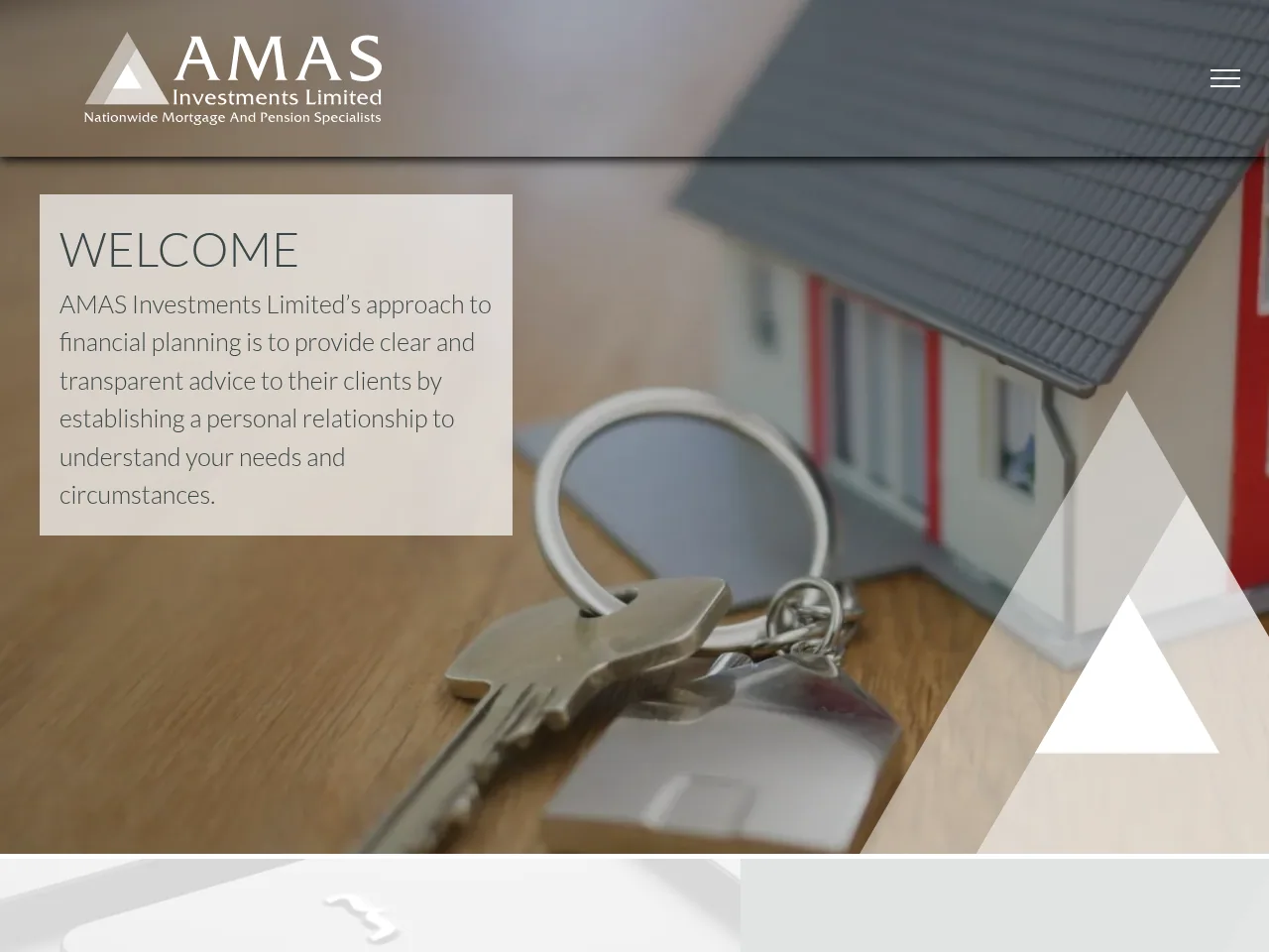 AMAS Investments website preview