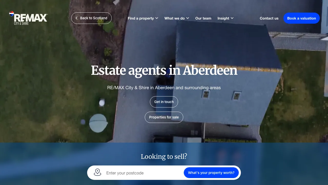 REMAX Aberdeen City & Shire website preview