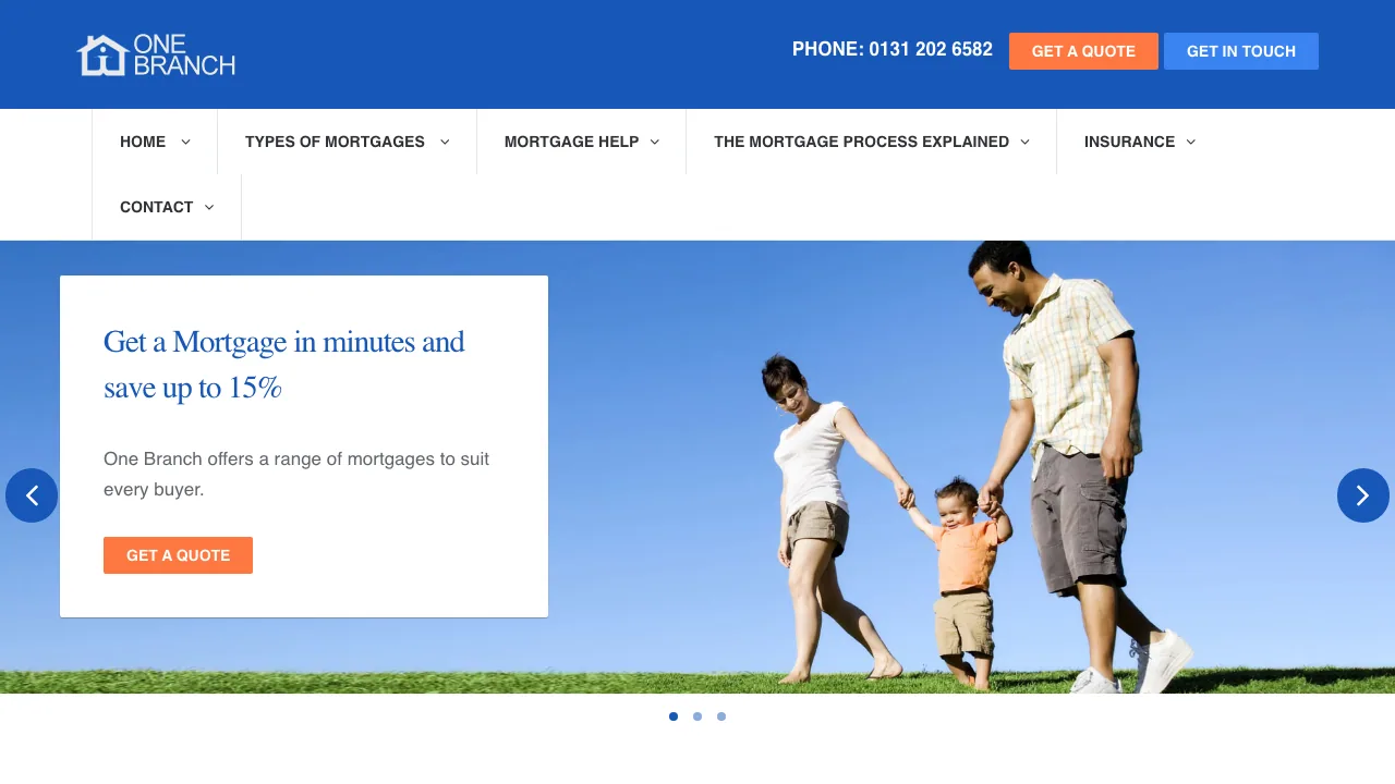 One Branch website preview