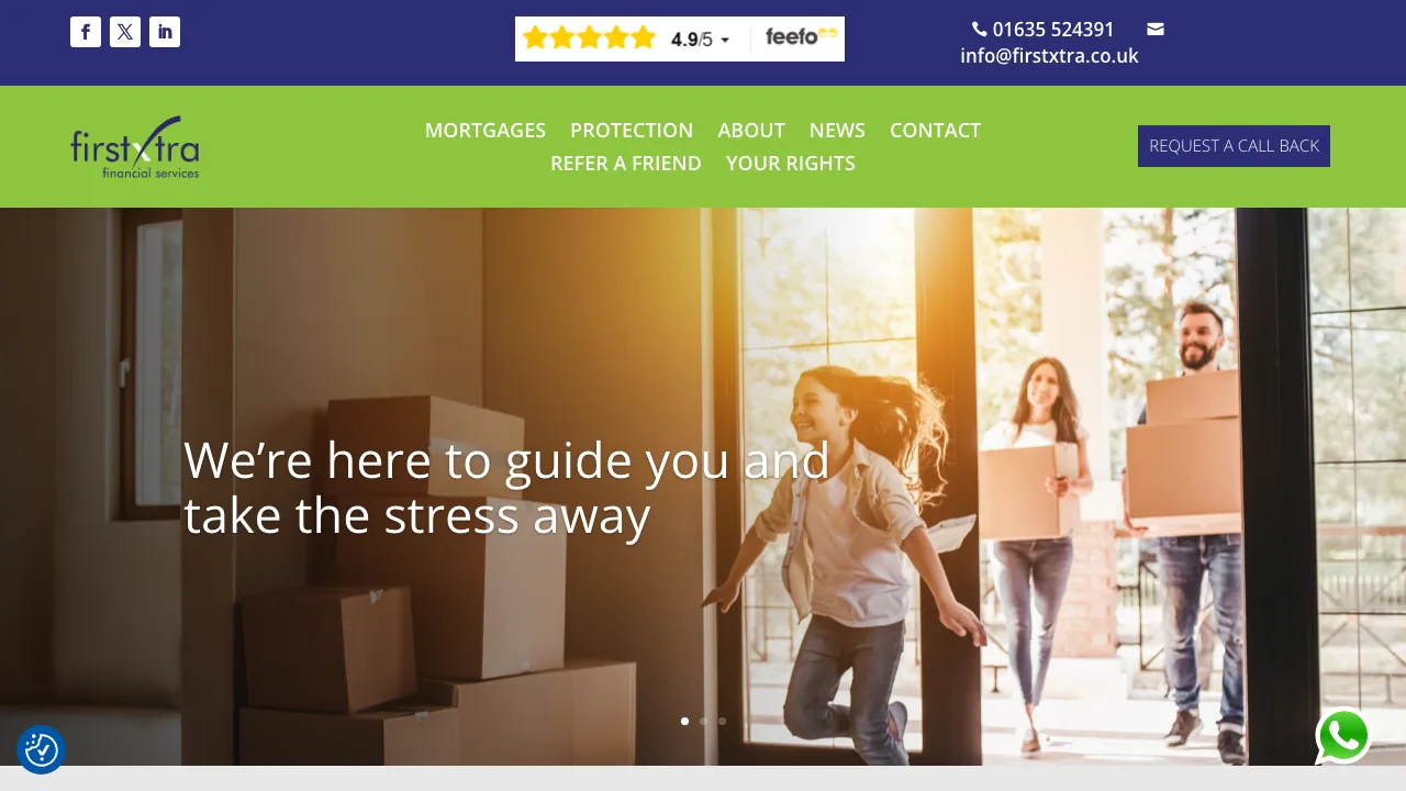 Firstxtra Financial Services LTD website preview