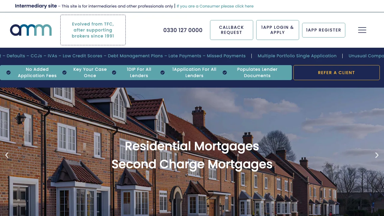 T F C Homeloans website preview