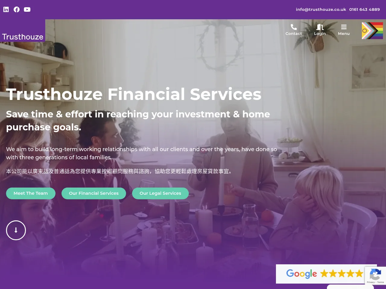 Trusthouze Financial Services website preview