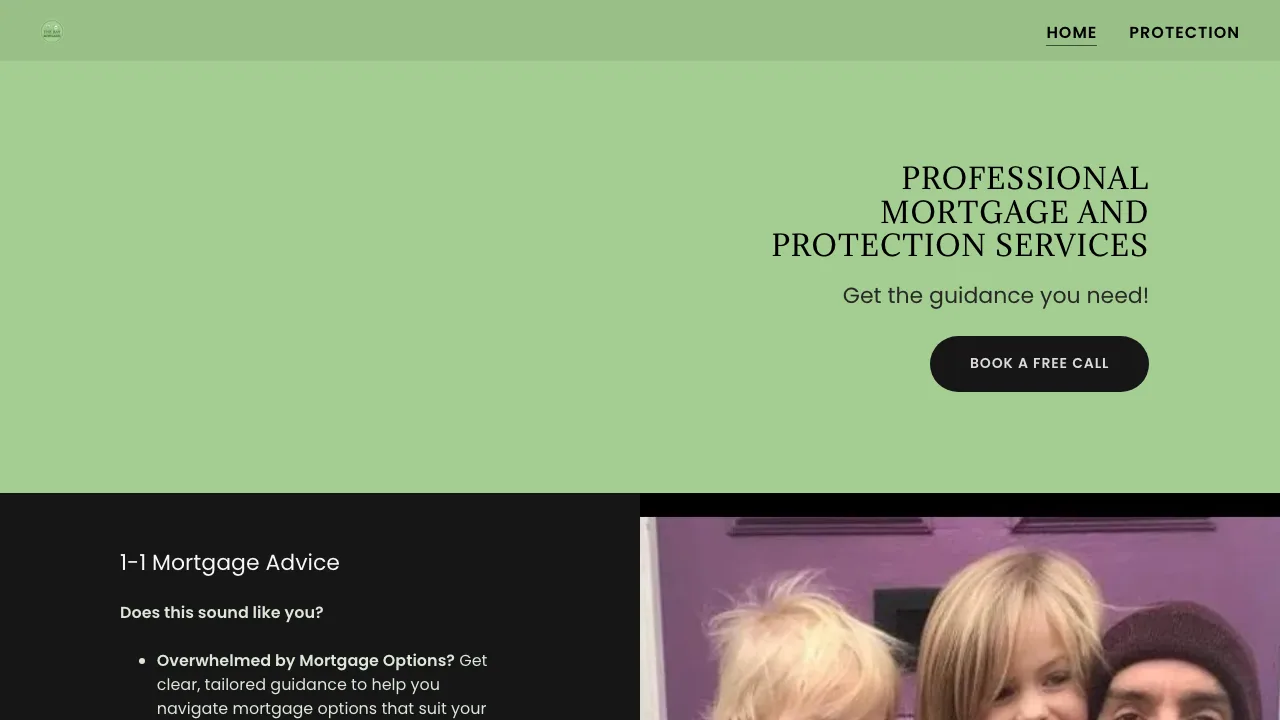 The Bay Mortgages website preview