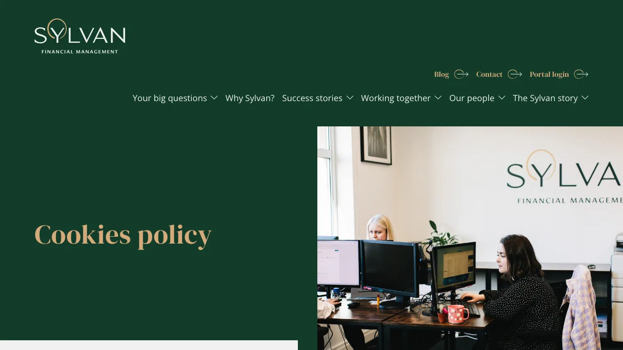 Sylvan Financial Management website preview