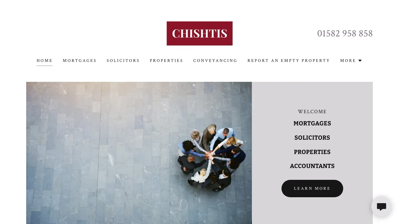 CHISHTIS website preview