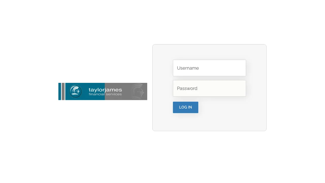 Taylor James Financial Services website preview