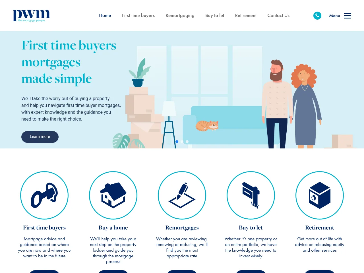 Private Wealth Mortgages website preview