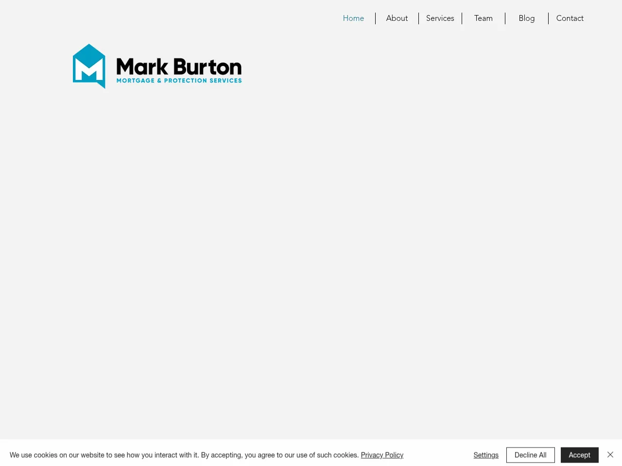 Mark Burton Mortgage and Protection website preview