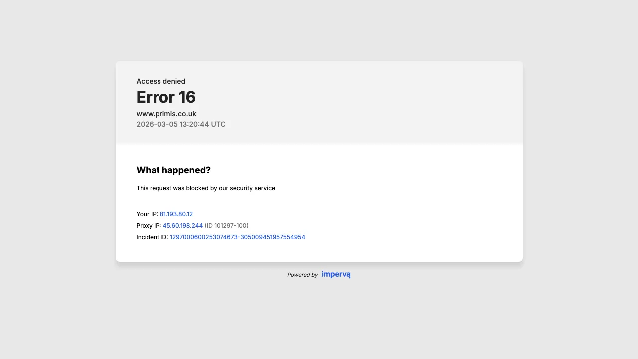 Primis Mortgage Network website preview