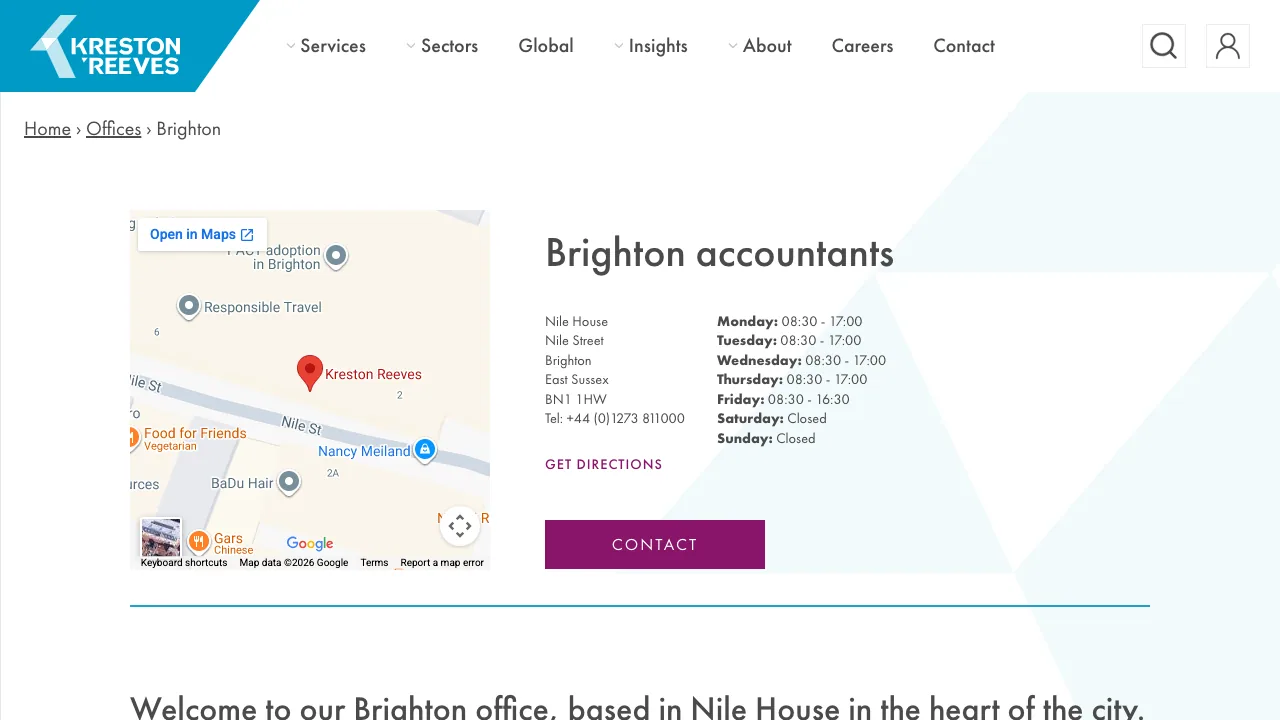 Kreston Reeves website preview