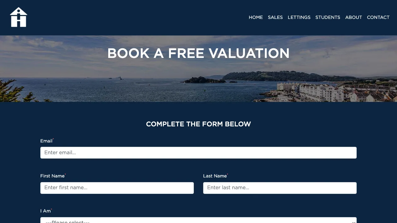 At Home Property Ltd website preview