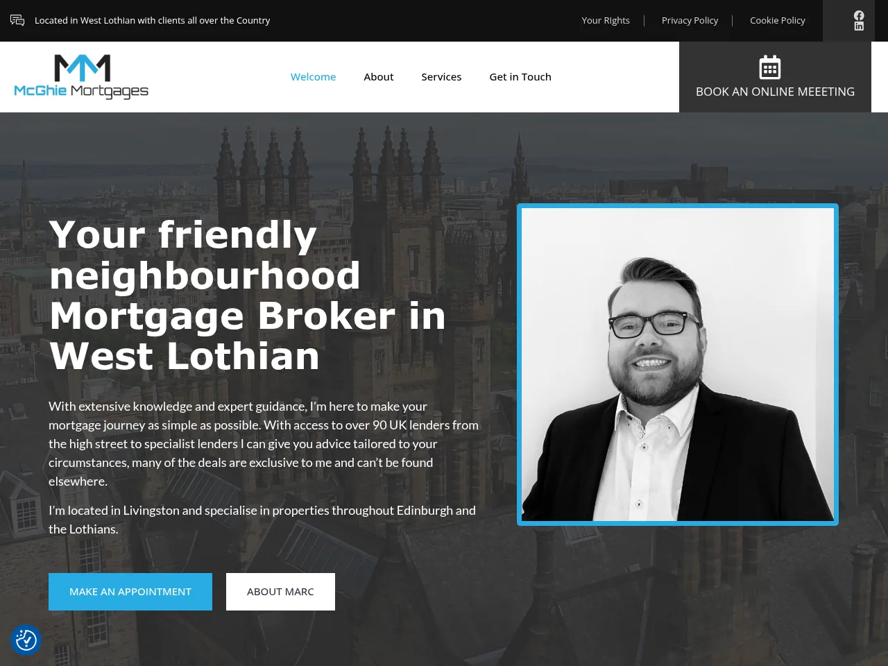 McGhie Mortgages website preview