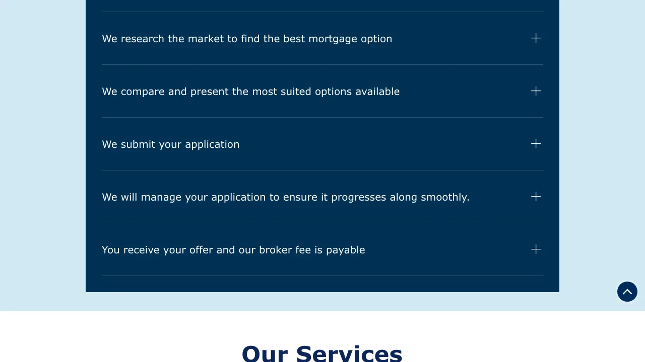 mortgages4dentists website preview