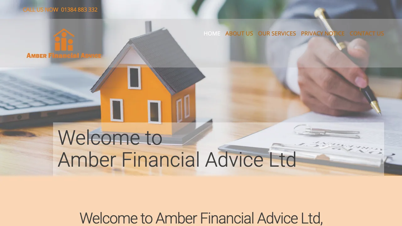 Amber Financial Advice Ltd website preview