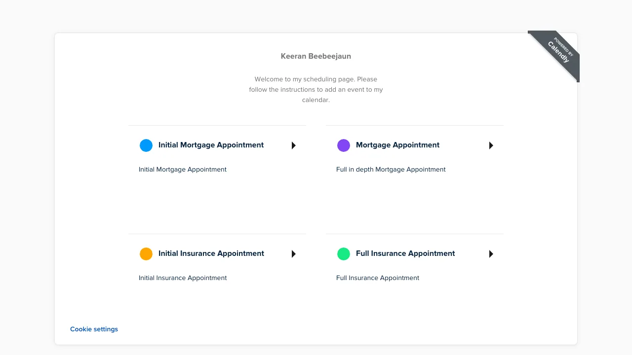 Keeran Beebeejaun - Mortgage Broker website preview