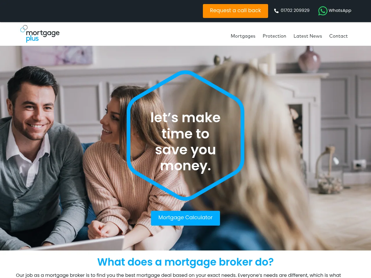 Mortgage Plus website preview